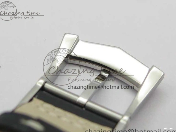 MIROTIME 0404 Practical Calatrava 5524 Pilot Travel Time SS GRF Blue Dial on Black Leather Strap A324 V 7107